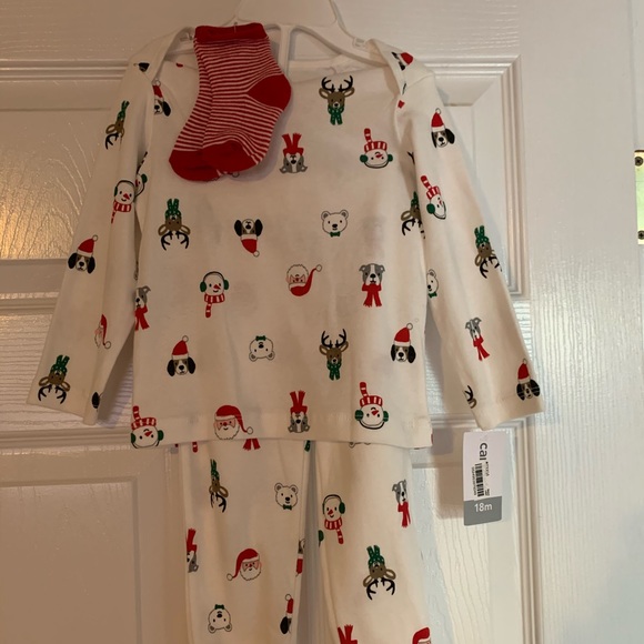 baby boy christmas pajamas